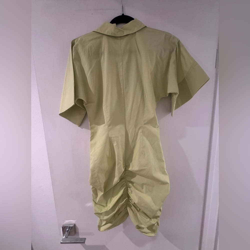L'Academie Melissa Mini Dress in Lime Green Small - Picture 5 of 6